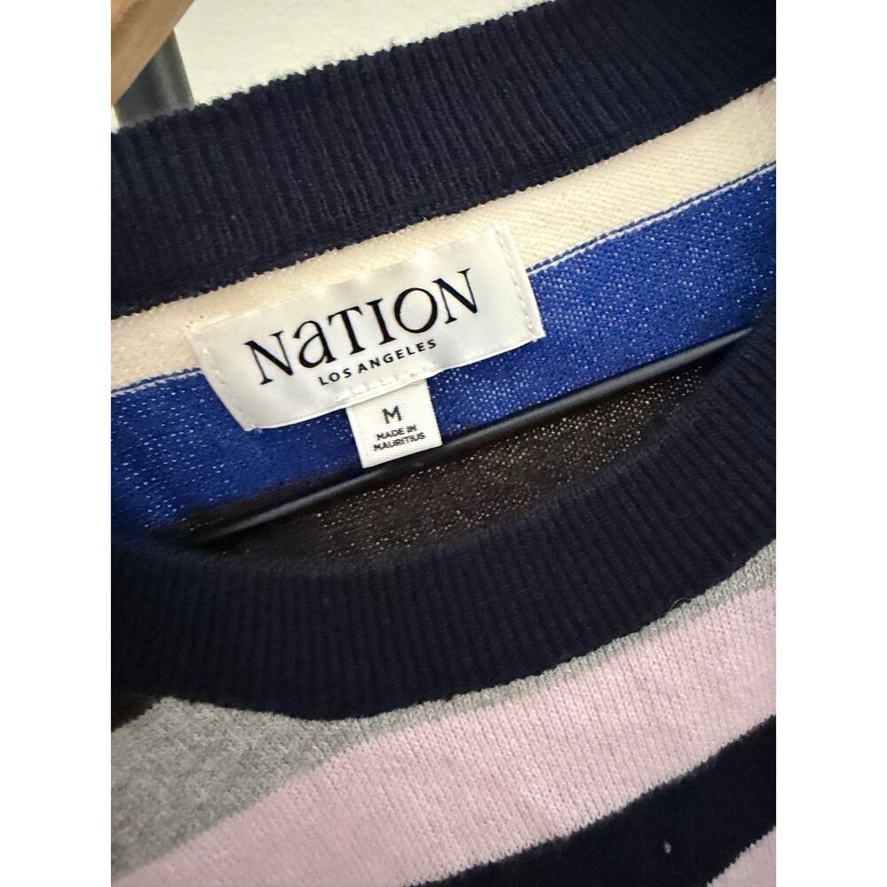 New Nation La yanni stripe sweater $238 sz M - Picture 4 of 5